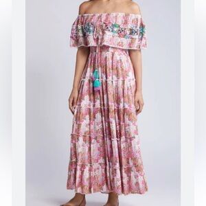Barok Paris Off the Shoulder Maxi size small